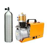 Pompe à air haute pression électrique, 1800W, 30 MPa, avec refroidissement par eau et par air. Couleur : jaune