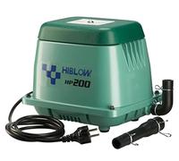 Pompe à Air Hiblow Hp-200 230Lmin à 1,3m, Sortie 18mm, 210 Watt, Noir