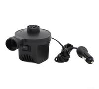 Pompe à air portable de voiture 12 V compatible avec les matelas, les jouets de piscine, les canapés gonflables et plus encore. Double alimentation 110 V 240 V et 12 V entrée automatique (B)