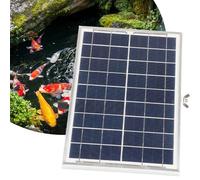Pompe à Air pour Aquarium à énergie Solaire, ABS Durable | Conception économe en énergie, Fonctionnement ultra silencieux, Compatible avec les aquariums, Panneau solaire inclus