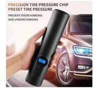 Pompe à air sans fil rechargeable de gonfleur pneu voiture compresseur d'air portatif intelligent - noir Noir G