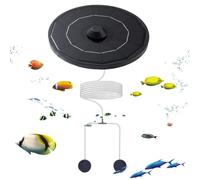 Pompe À Air Solaire Étanche À Haute Efficacité Portable 6 Volts | Pompe Oxygénateur À Pierre À Air Pour Bac À Poissons convient pour jardin, aquarium, piscine, cour, hydroponie,
