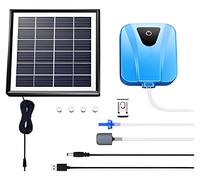 Pompe à air solaire, oxygénateur, USB, silencieuse, pour étang