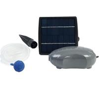 Pompe à air solaire Ubbink Air Solar 100, 120l/h, Panneau Solaire 12 x 12 x 2cm, Tuyau 2m, Pierre Effervescente