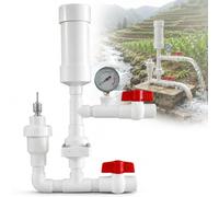 Pompe À Bélier Hydraulique, Pompe À Bélier À Eau, Dispositif De Levage Deau Automatique sans Électricité Ni Carburant, Pompe À Eau Métallique pour Lirrigation 25