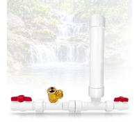 Pompe à bélier hydraulique, pompe à bélier actionnée par eau courante, ne nécessite pas d'électricité ni de carburant, système de levage d'eau autonome pour l'arrosage des ruisseaux et ruisseaux