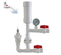 Pompe à bélier hydraulique, pompe autonome fonctionnant à l'eau pour l'irrigation en montagne sans électricité ni carburant, pompe automatique à haute hauteur de refoulement(Inlet 1'' Outlet 3/4'')