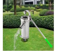 Pompe à bras manuelle en fonte - 32 mm - Pompe à eau profonde manuelle en acier inoxydable - 10 m d'eau