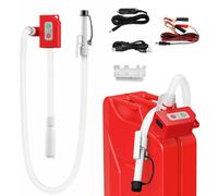 Pompe à carburant électrique avec capteur d'arrêt automatique, débit de 2,4 gallons par minute, pompe à liquide portable