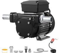 Pompe à carburant - Pompe de transfert électrique pour diesel - 230 V - Débit de 60 l/min - Pistolet à arrêt automatique - Hauteur de refoulement de 13,7 m - Pour diesel/kérosène/biodiesel - 2 tuyaux