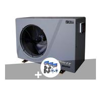 Pompe à chaleur 30 kW Silverline Full Inverter Wifi 300T Poolex + Kit by-pass Ø 50 mm