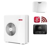Pompe à chaleur air/eau Ariston, modèle NIMBUS POCKET 80 M-T, réfrigérant R32, triphasée, puissance de 8 kW