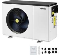 Pompe à chaleur électrique pour piscine VEVOR, 1,48-7,11 kW de puissance de chauffage, convient pour chauffer et refroidir les chauffe-eau de piscine