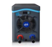 Gre Pompe à chaleur Mini 5,5 kW – Piscines jusqu’à 40 m³ – Condensateur titane – Monophasé
