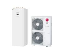 Pompe à chaleur LG Therma V Hydrosplit 12 kW 400V avec ballon d'eau chaude 200l intégré