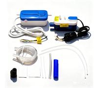 Pompe à Condensats Automatique, AC110 à 240 V, 24 L/h, 200 Ml, Pompe de Retrait de Condensat HAVC Silencieuse, Pompe de Vidange de Condensation Automatique Silencieuse Mini Split