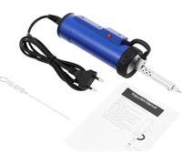 Pompe à dessouder automatique - Aspirateur à étain 2 en 1 à vide - 220 V 50 Hz - Puissance maximale 350 W - Dimensions Ø4,5×16 cm - Bleu