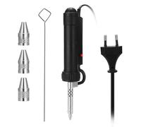 Pompe à dessouder électrique, portable, à vide, 30 W, noire