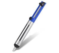 Pompe à Dessouder, Manuelle Stylo à Ventouse à Souder avec Boîtier en Métal, Professionnelle Outils à Main Légers Utilisation dans Les Laboratoires/Ateliers de Service/Ecoles/Maison/Industrie (Bleu)