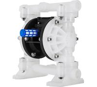 Pompe à double membrane pneumatique 7 GPM 100 PSI Pompe à eau à membrane en polypropylène avec ports d'entrée et de sortie de 1/2 pouce Membrane de pompe pneumatique Hauteur maximale de 226,4 pieds Po