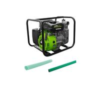 Pompe à eau 105 Cm3 4T 3CV Evacuation eaux usées Kit Tuyaux 10m Ø43Cm VITO