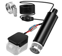 Pompe à eau 12V 120W pour batterie Bosch 18V, avec collier de serrage pour tuyau