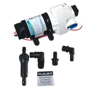 Pompe à eau 12V 2.9GPM 50PSI à membrane Flojet R03526144A