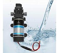 Pompe à eau 12V / 24V 120W 10L / m, Pompe à membrane, Hauteur maximale de levage 80M, Puissance de sortie élevée, pour laveuses à haute pression, Irrigation de jardins, Machines de remplissage(24v)