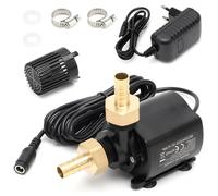 Pompe à eau 12V, débit de 800 litres par heure, 5 vitesses, hauteur de refoulement de 5 mètres, pompe pour bassin