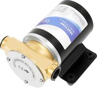 Pompe à eau 12V - Pompe d'augmentation de pression - Débit de 30 litres par minute, 120 W - 2850 tr/min, tête en cuivre - Résistante à la rouille et à la corrosion - Hauteur de refoulement : 3 mètres,