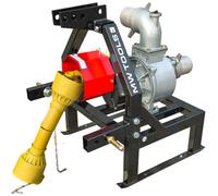 Pompe à eau 4 haut débit - Pour tracteur dès 25 CV - 80 000 L/h - attelage 3 points avec cardan inclus MW Tools PTWP8000