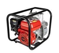 Pompe à eau 7,5 HP, 3 kW, 60 m³/h, hauteur de levage 28 m | Pompe de jardin portable avec filet filtrant, pompe à eau à essence pour irrigation et approvisionnement en eau d'extinction
