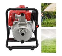 Pompe à eau à essence 2 temps 43 cc 1,25 kW (1,7 CV) • Pompe de jardin avec tuyau d'aspiration de 2 m • Débit 10 m³/h