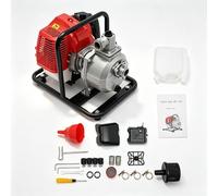 Pompe à eau à essence à moteur 2 temps 43 cc Pompe de transfert d'eau portable haute performance Pompe à eau à essence avec accessoires inclus pour irrigation, aménagement paysager, industrie urbaine