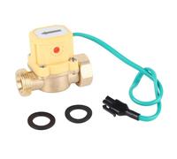 Pompe à eau à filetage G1/2-G1/2 avec capteur de débit réglable et interrupteur de contrôle automatique de pression 220 V Label