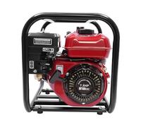 Pompe à eau à gaz 4 temps 5,1 cm 212 cc 7,5 CV Pompe à eau à gaz avec kit de tuyau, pompe de transfert d'eau pour moteur à essence, levage de 100 m et aspiration de 9 m