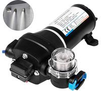 Pompe à eau à membrane haute pression 12 V - 17 L/min, auto-amorçante - membrane à 3 chambres - protection thermique - marine automobile, camping-cars