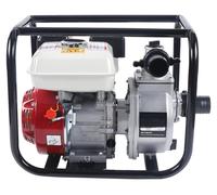 Pompe à eau agricole - Pompe à moteur à essence 4 temps - 6,5 CV - Débit de 36 m³/h - Entrée/sortie de 5 cm - Aluminium/fer - Noir