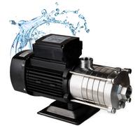 Pompe à eau ALPINOX PRO 750 (550 W, 4200 l/h, hauteur de refoulement max. 47m) - pour une eau propre - station d'eau domestique Pompe de jardin PREMIUM INOX Pompe d'arrosage