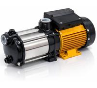 Pompe à eau de 1,1 kW, débit maximal de 8700 litres par heure, hauteur de refoulement maximale de 52 mètres, pompe pour usage domestique et jardin