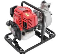 Pompe à eau en métal à essence 4 temps, de 38cc, avec un réservoir d'huile de 900 ml, débit de 135 litres par minute. Pompe à essence pour jardin, idéale pour pomper de l'eau sale, des eaux de surface