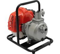 Pompe à eau essence 2 temps, 40cc, moteur 1,25 kW / 6500 RPM. Pompe d'arrosage, pompe pour eaux sales, avec moteur monocylindre à refroidissement par air. Pompe de transfert d'eau pour irrigation, ave