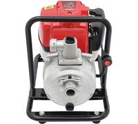 Pompe à eau essence 4 temps, 38cc, 1,2 kW. Petite pompe à eau | Pompe de transfert d'eau portable. Pompe robuste et auto-amorçante, avec réservoir, idéale pour l'arrosage des pelouses, le drainage des