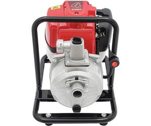 Pompe à eau essence 4 temps, 38cc, 1,2 kW. Petite pompe à eau | Pompe de transfert d'eau portable. Pompe robuste et auto-amorçante, avec réservoir, idéale pour l'arrosage des pelouses, le drainage des