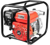 Pompe à eau essence 7,5 CV, pompe à eau portable pour l'irrigation | Pompe à eau essence 212 CC, 4 temps, monocylindre, refroidissement par air, vitesse : 3600 tr/min, faible bruit, avec tuyau d'eau d