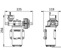 Pompe à eau fraîche électrique automatique Marco 3,5 bars 46 l/min - Osculati 16.081.16