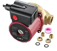 Pompe à eau haute pression 50 L/min, pompe de surpression 220 V, pompe à eau avec membrane haute pression 6 m - Fonctionnement silencieux, interrupteur de cycle à trois vitesses - Pour bâtiments urbai