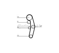 Pompe à eau + kit de courroie de distribution CONTITECH CT1028WP3