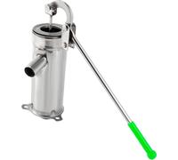 Pompe à eau manuelle - Pompe manuelle pour fontaine de jardin - Pompe d'aspiration pour eaux souterraines - Pour la maison et le jardin, arrosage - Acier inoxydable