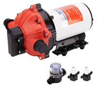 Pompe à eau marine - Pompe à membrane auto-amorçante - 12 V - 18,9 litres/minute - 60 PSI - Pour bateau, camping-car et yacht